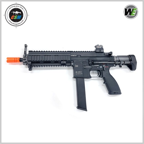 [WE] HK416C 888 COMPACT PCC GBBR 리얼마킹 + GNG칼라메탈소염기 (풀메탈 가스블로우백 소총)