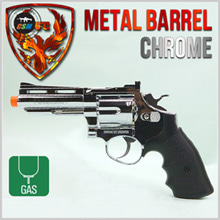 [HFC] 4&quot; Revolver / Chrome (4인치 리볼버 가스건)