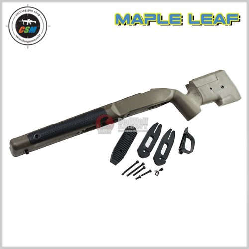 [Maple Leaf] Tactical stock for VSR-10 - OD