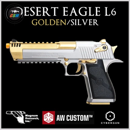 [AW Custom] WE DESERT EAGLE L6 GBB Golden/Silver + 사은품패키지 (풀메탈 데저트이글)