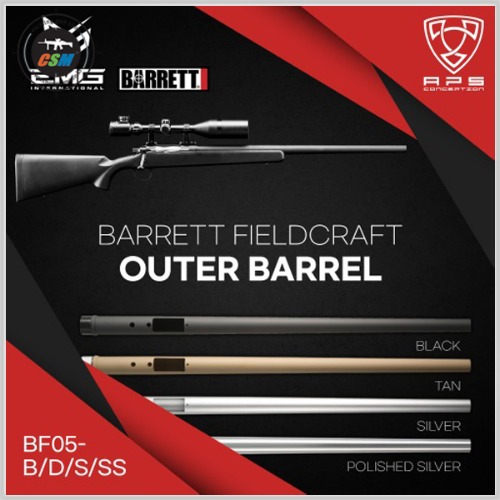 [APS] Barrett Fieldcraft Outer Barrel (가스/코킹 혼용) - 선택