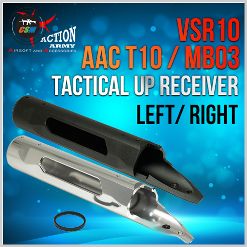 [액션아미] T10 / VSR10 / MB03 Tactical UP-Receiver CNC (ACTION ARMY 왼손/오른손)