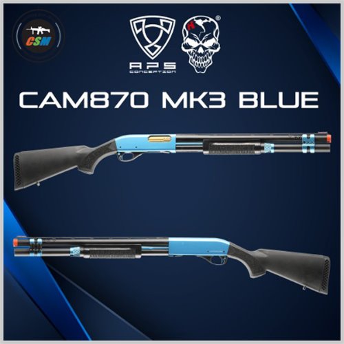 [APS] CAM870 MK3 / Blue (블루아노다이징 탄피배출식 샷건 가스식 스나이퍼건 스마트셀)