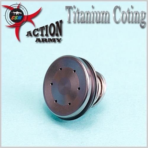 7075 CNC Piston Head / Titanium Coating