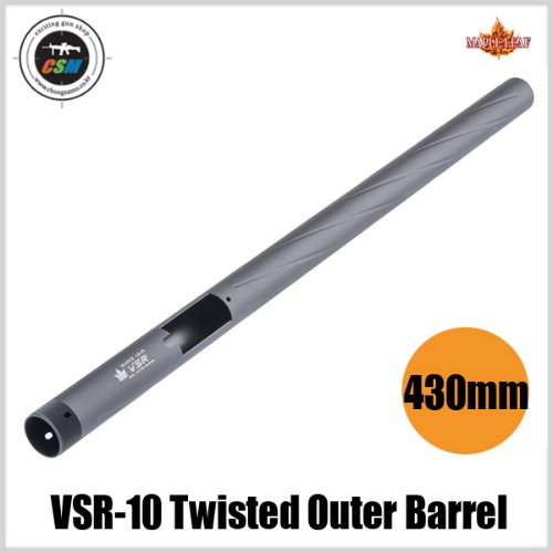 [Maple Leaf] VSR-10 Twisted Outer Barrel 565mm for inner barrel 430mm