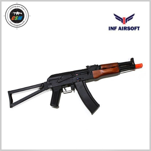 [INF Airsoft]  AKS-105 Steel &amp; Wood AEG (전자트리거 탑재) 전동소총 전동건 비비탄총 에어소프트건