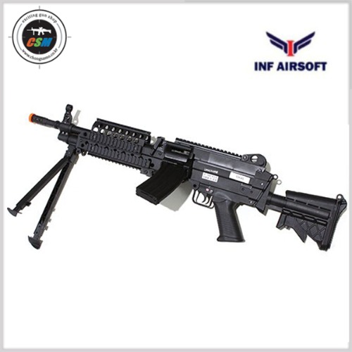 [INF Airsoft] MK46 기관총 (AEG) 비비탄총 전동소총 에어소프트건 성인용비비탄총 전동라이플