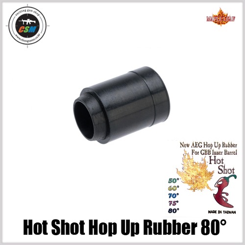 [메이플리프] Maple Leaf Hot Shot Hop Up Rubber 80도 (Used with GBB Inner Barrel)-블랙 핫샷 홉업고무(AEG 전동건용)