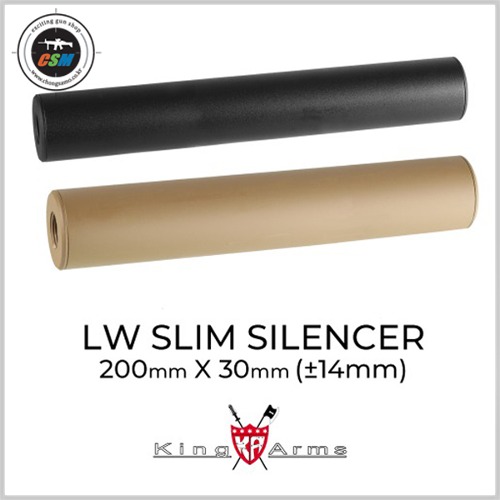 [+- 정역] LW Slim Silencer 30mm x 200mm (슬림 소음기 정역겸용) - 선택