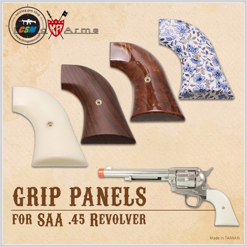 Grip panel for King Arms SAA.45 Revolver Series (킹암스 SAA용 그립 패널) - 선택
