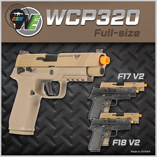 [WE] WCP320 (윌슨컴뱃 P320 M17 풀사이즈 V2) + 사은품패키지 (윌슨컴뱃 커스텀 가스권총 핸드건) - 색상선택