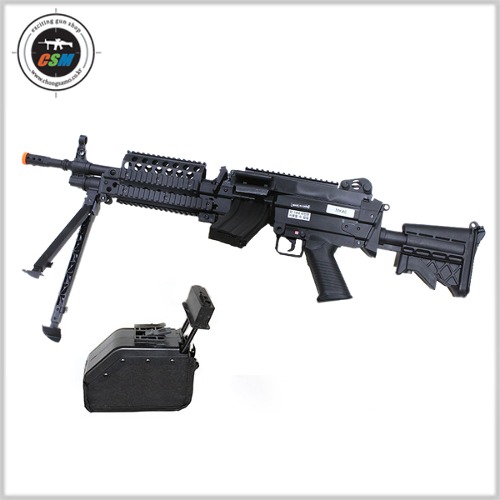 [INF Airsoft] MK46 기관총 (박스탄창포함 AEG 비비탄총 전동소총 에어소프트건 중화기)