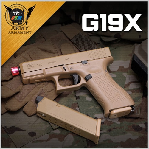 [ARMY] R19X (G19X) GBB (아미 글록19X 가스권총 서바이벌 비비탄총)