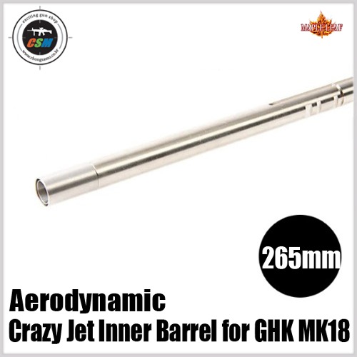 [Maple Leaf] Crazy Jet(크레이지젯) Aerodynamic 6.02 Inner Barrel for GHK MK18 GBB - 265mm