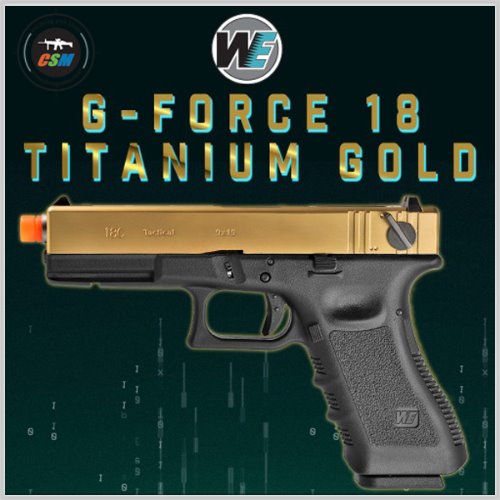 [WE] 글록18C (G18C) Gen3 Titanium Gold + 사은품패키지