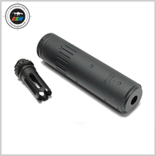 [소음기+소염기] AAC type Mk16 Quick Detachable 5.56mm Silencer w/ Flash Hider (3 Prong)[14mm 역나사용]