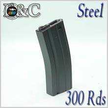 [E&amp;C] Steel Magazine / 300 Rds (BK)